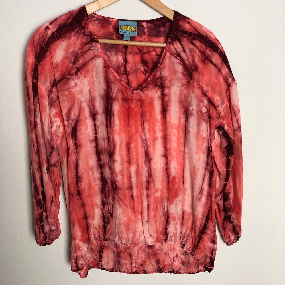 C & C California tie dye top